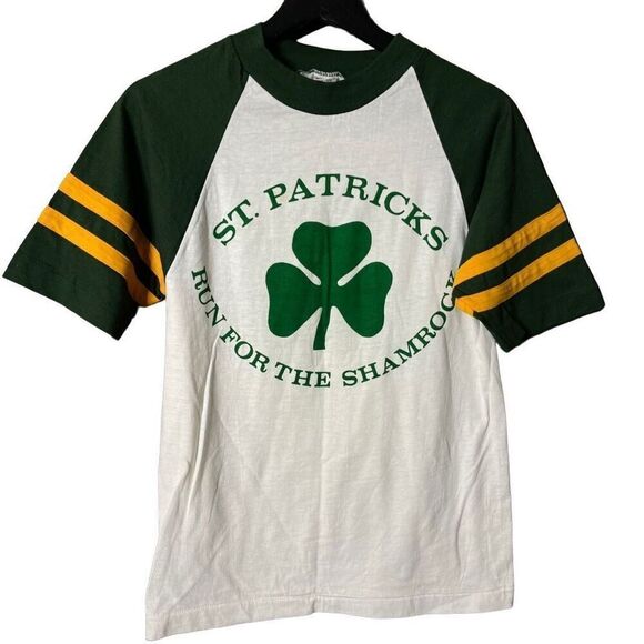 80s VTG Champion Marathon St Patrick’s Run For The Shamrock Medium - Picture 1 of 3